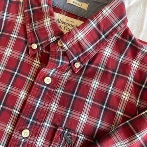Abercrombie & Fitch Plaid Oxford